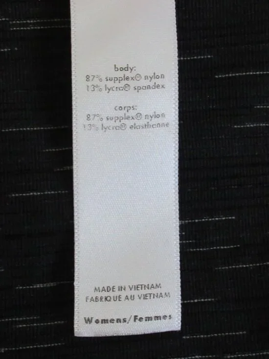 LUCY Athletic Jacket Size Large Black Full Zip with Snap Neck - Picture 7 of 8